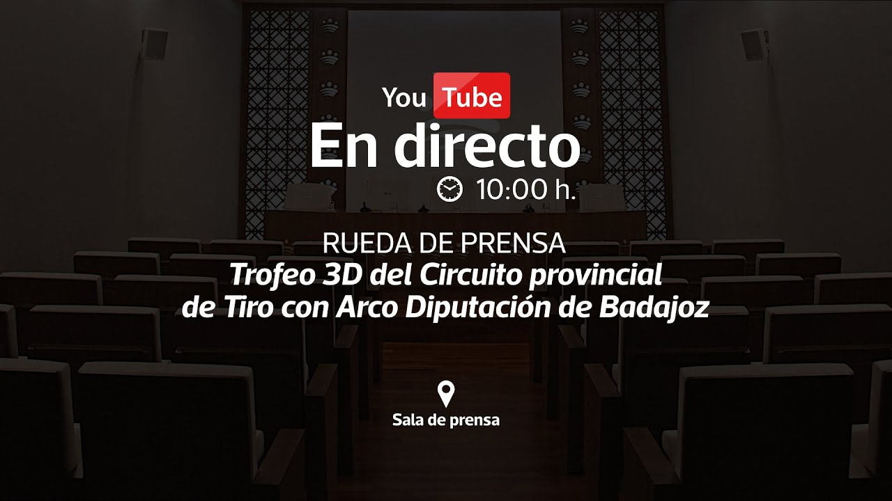 RUEDA DE PRENSA | Trofeo 3D del Circuito provincial de Tiro con Arco Diputación de Badajoz