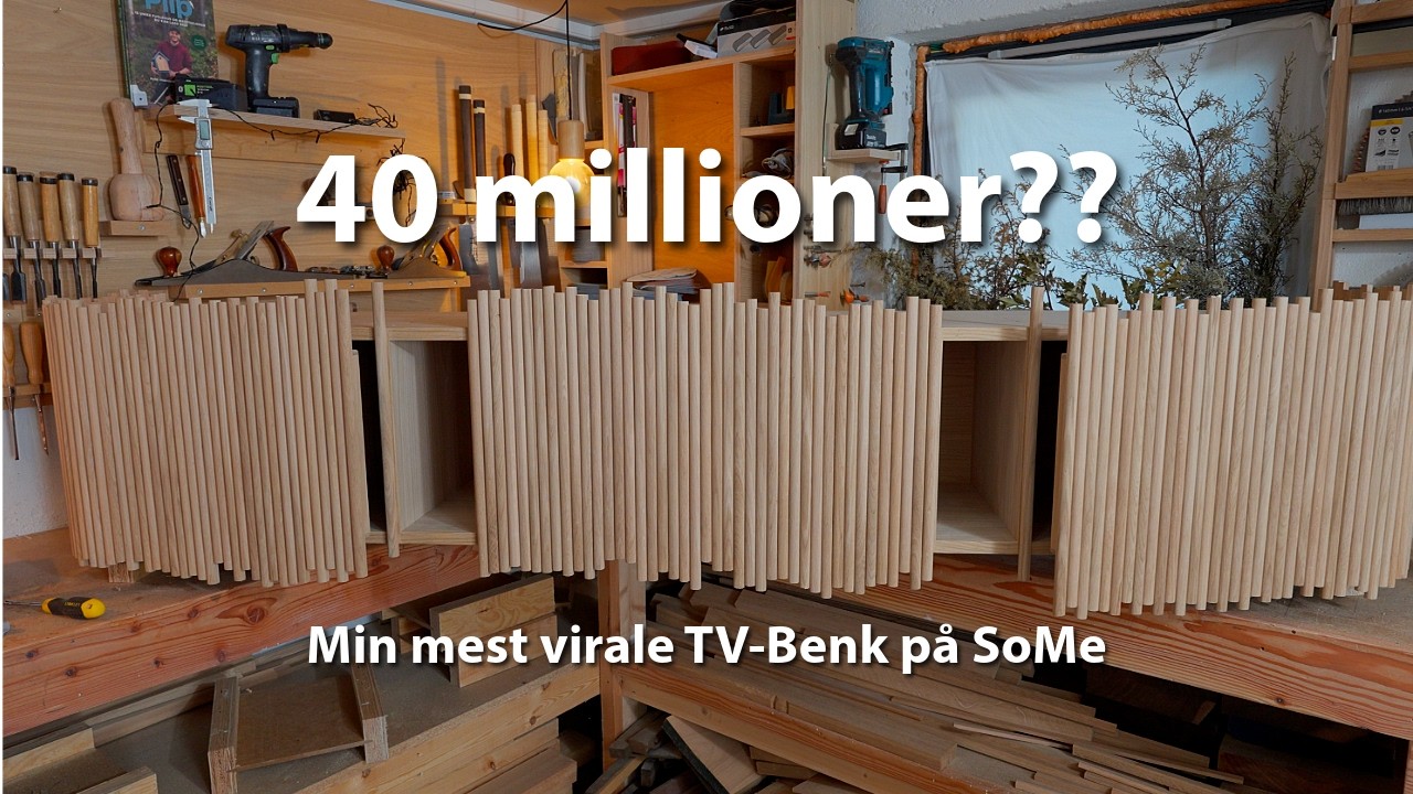 Se hvordan jeg lagde denne TV-Benken