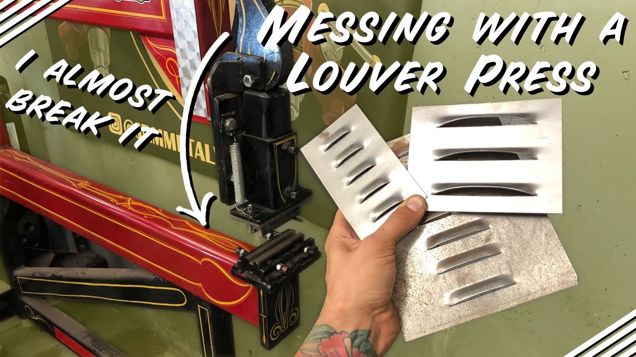 Disassembling the 1946 Top Irons and A Louver Press Beats Me Up!