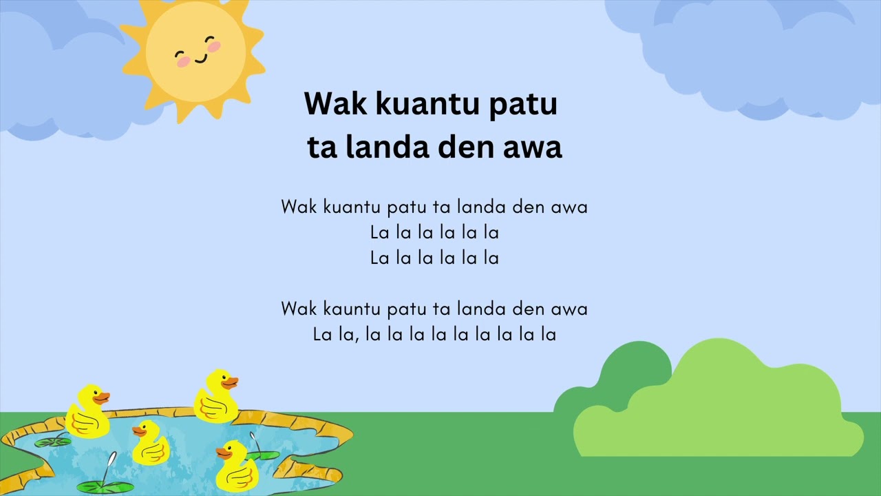 Wak kuantu patu ta landa den awa