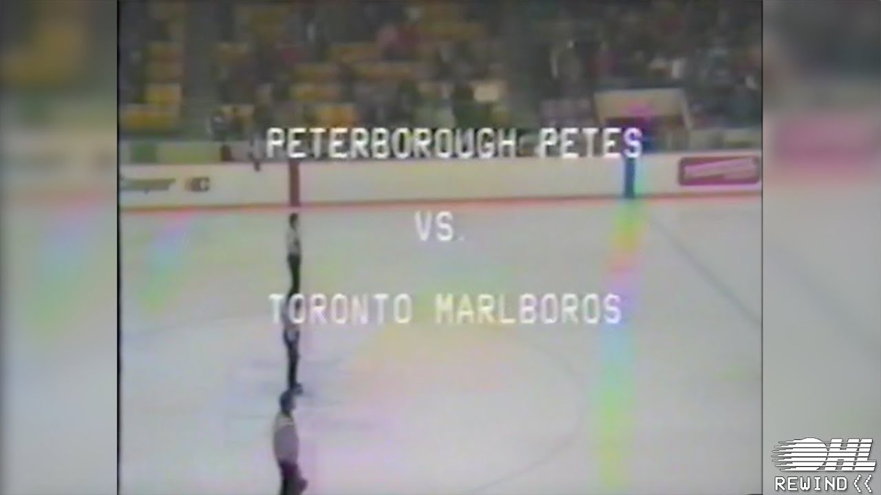 OHL Rewind - Wayback Wednesday: Toronto Marlboros @ Peterborough Petes  - January 2 1986