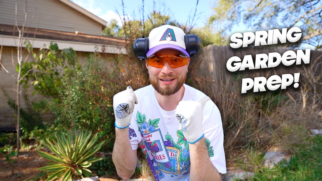 Подготовка моего сада с местными растениями к весне!! Обрезка, посев и многое другое!