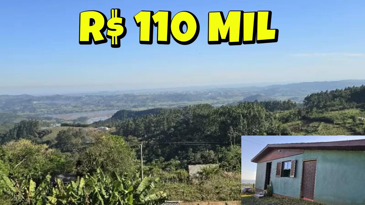 [606]CHÁCARA EM SANTO ANTÔNIO DA PATRULHA COM CASA,POMAR,LINDA VISTA LOCALIDADE CANTA GALO R$110MIL