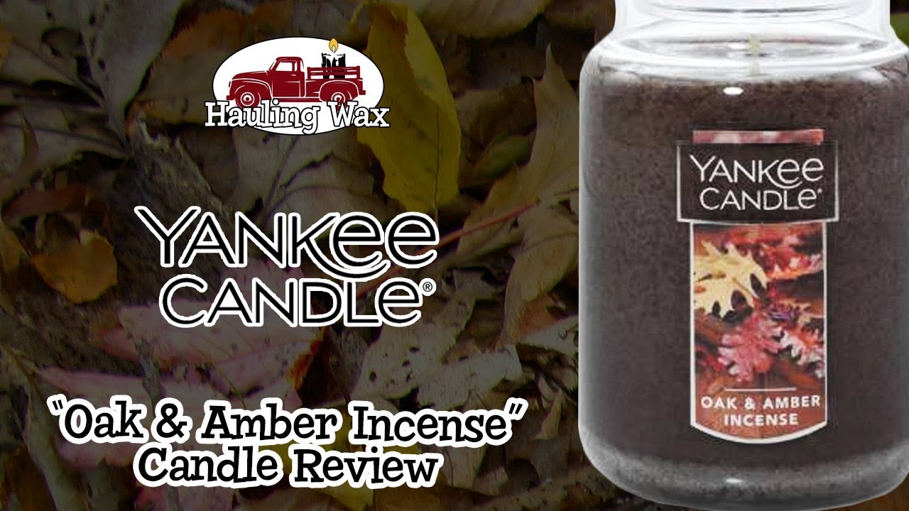 Yankee Candle Oak & Amber Incense Review - New for FALL 2019