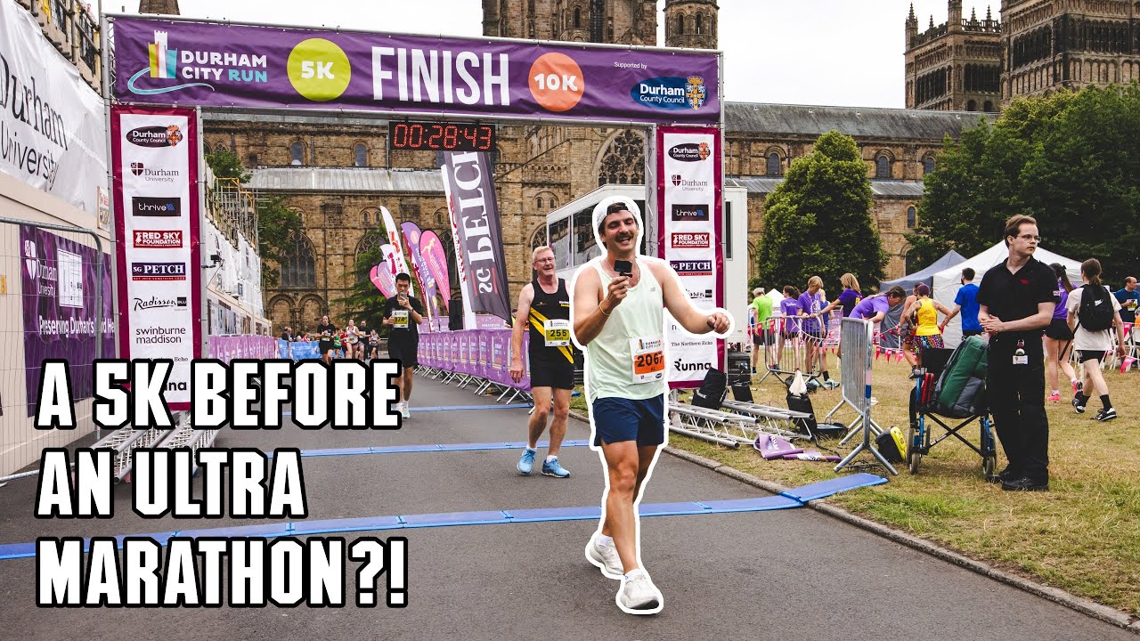 Running a 5K 36 hours before a 100 MILE ULTRA MARATHON! Durham City Run! - Al Pepper Runs