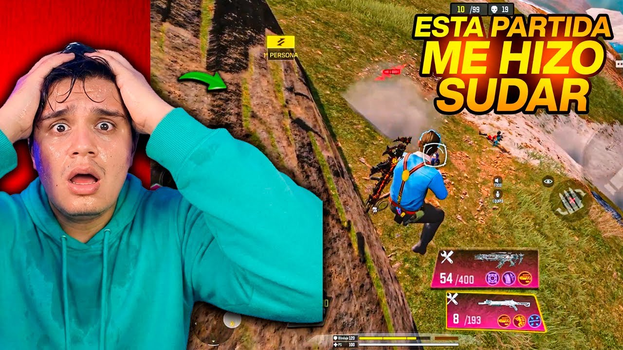 NO PUDE RESPIRAR 😰 La Partida Más INTENSA y con AIMBOT Humano | COD MOBILE