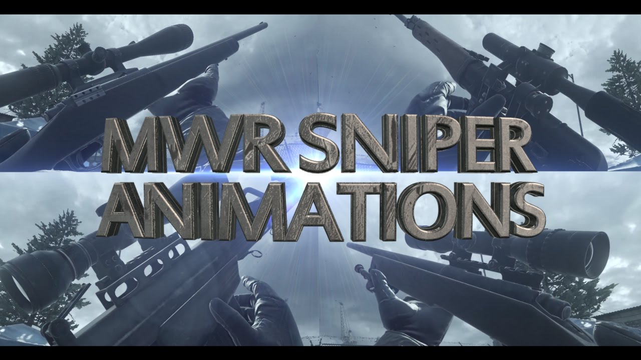 ALL SNIPER ANIMATIONS IN MWR (Inspect Weapon)