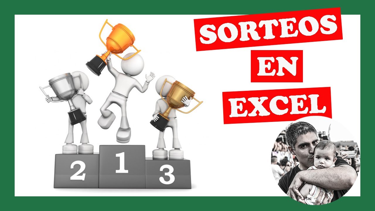 Cómo hacer SORTEOS 🎲 aleatorios en Excel con VARIOS GANADORES - Curso de Excel Intermedio