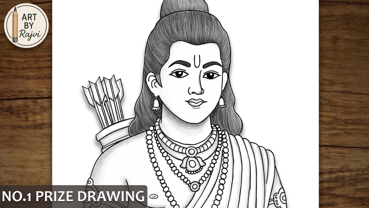 Special Ram Navami 2026 Drawing: How to Draw Lord Ram Step by Step (Easy Pencil Sketch) | Chitra