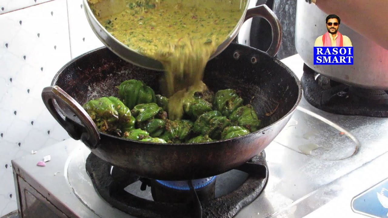 Stuffed Capsicum Masala (Bharwan Shimla Mirch) - Chef Aadharsh Tatpati