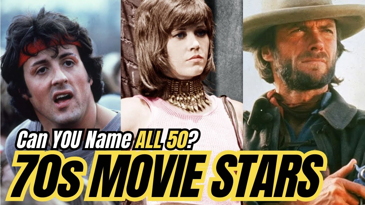 Only True 70s Movie Fans Can Name These 50 Movie Stars! 🎬🧠 Trivia Quiz