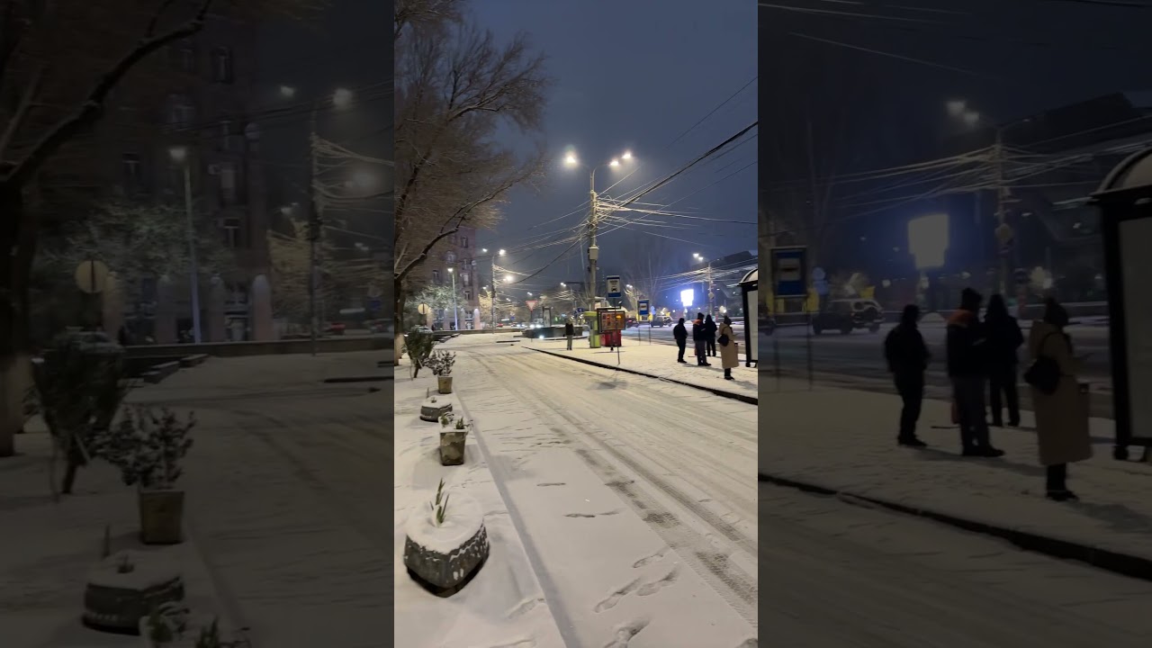 Зимнее утро в Ереване❤️