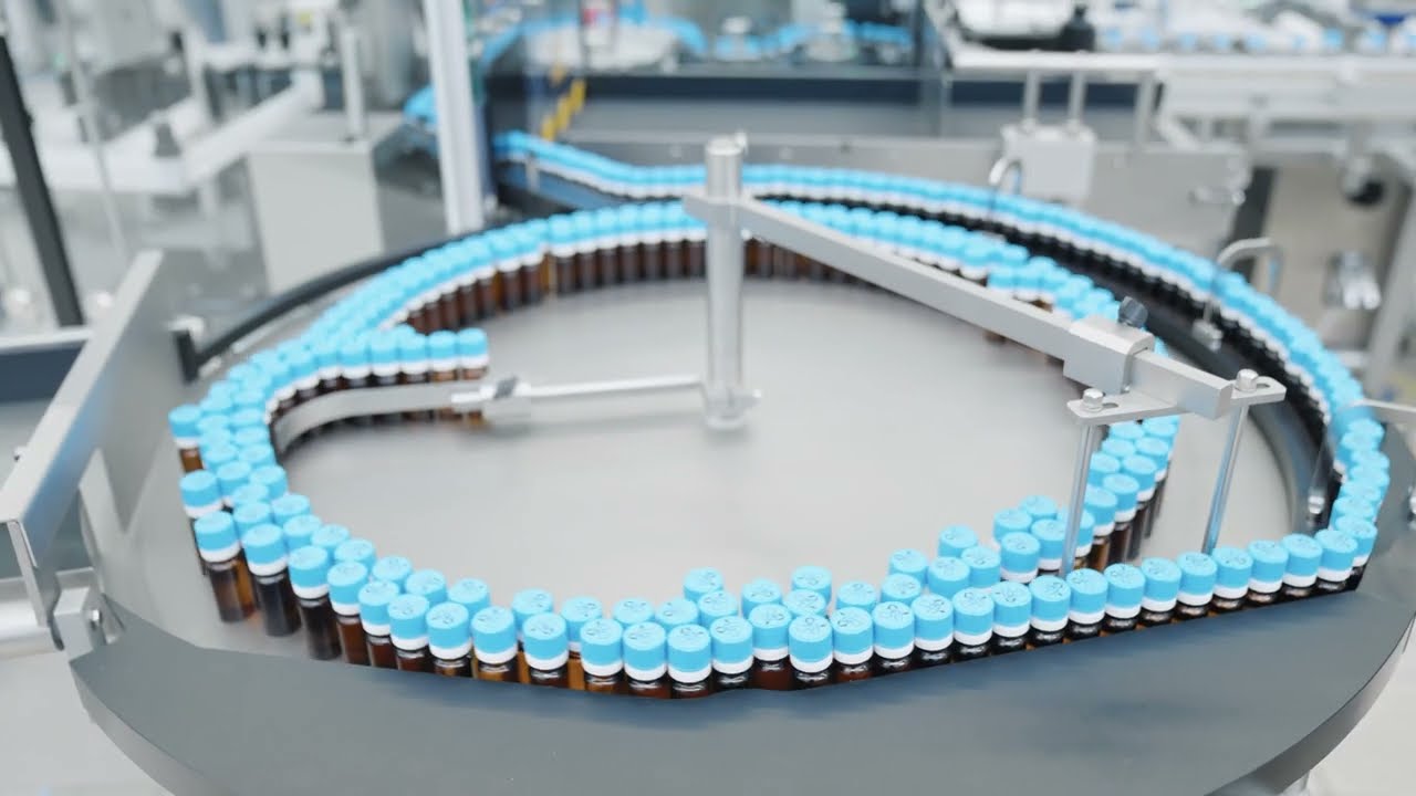Schubert turnkey solution: packaging plant for pharmaceutical products