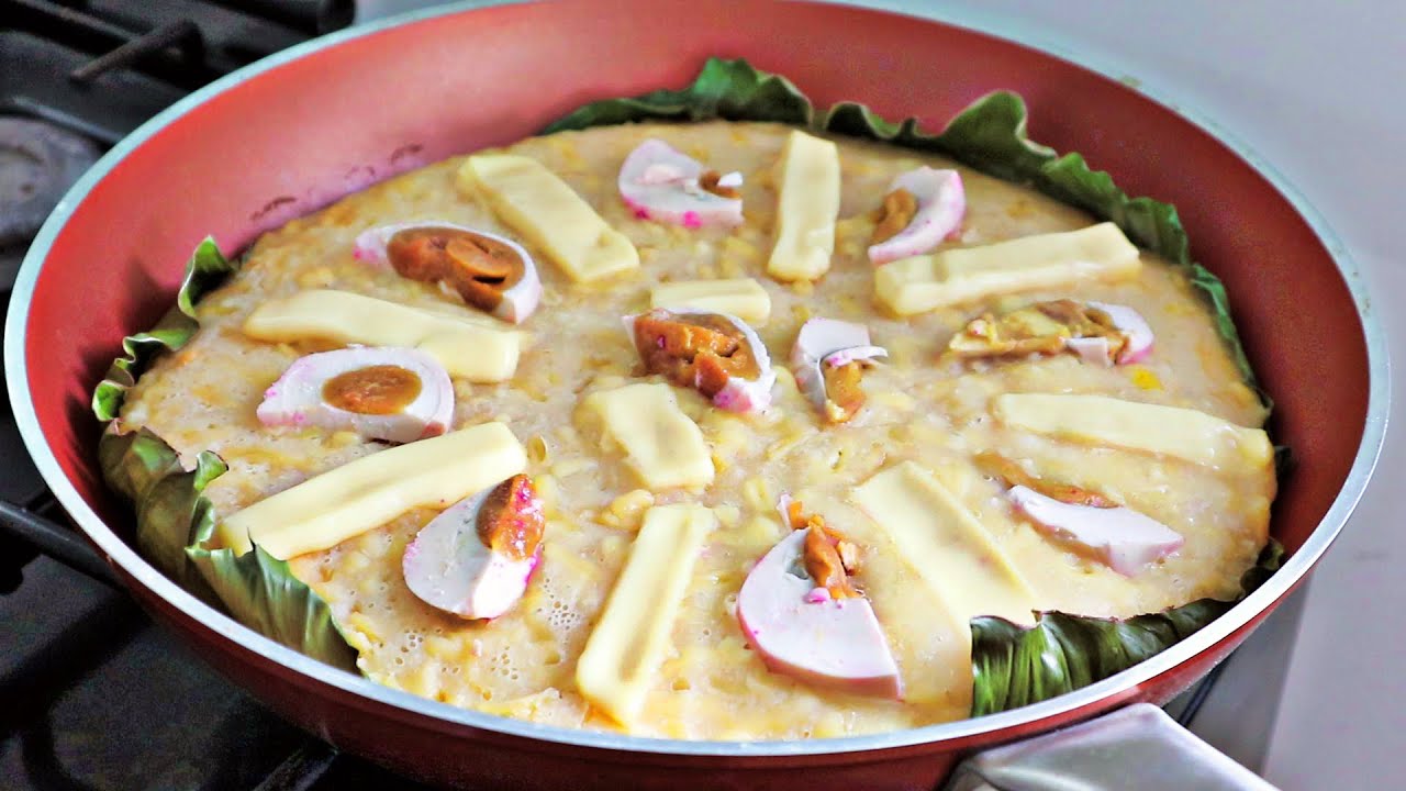 TRENDING! EASY BIBINGKA SA KAWALI! NO OVEN! | RICE CAKE IN A FRYING PAN | 프라이팬의 간편한 쌀 케이크