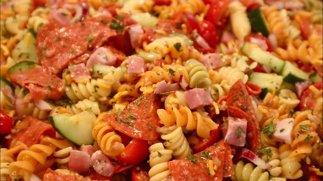 Easy Italian Pasta Salad Recipe | BABY SHOWER PASTA SALAD!!