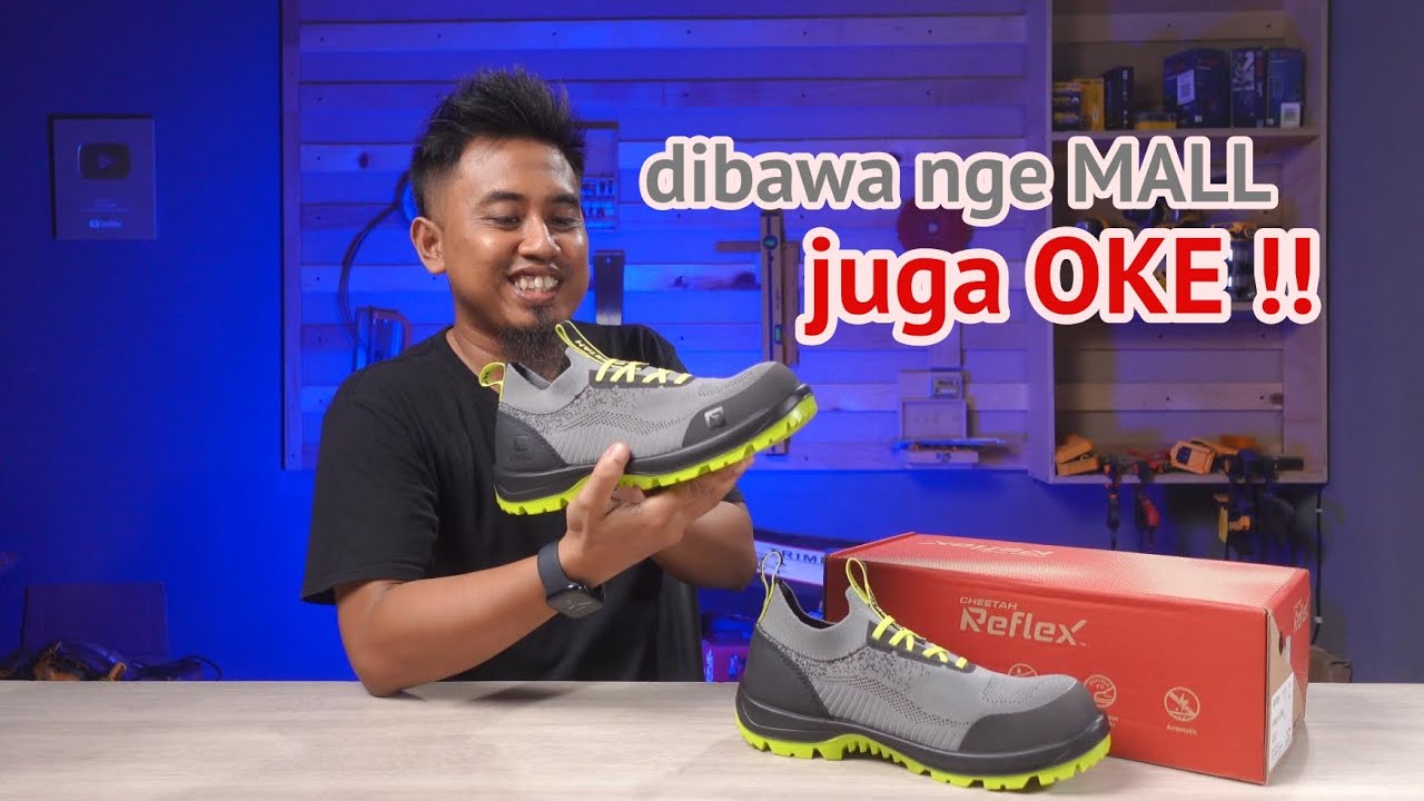 Gak cuma safety, ternyata nyaman & ganteeng!! .. -  INI DIA SEPATU SAFETY CHEETAH REFLEX TERBARU!!