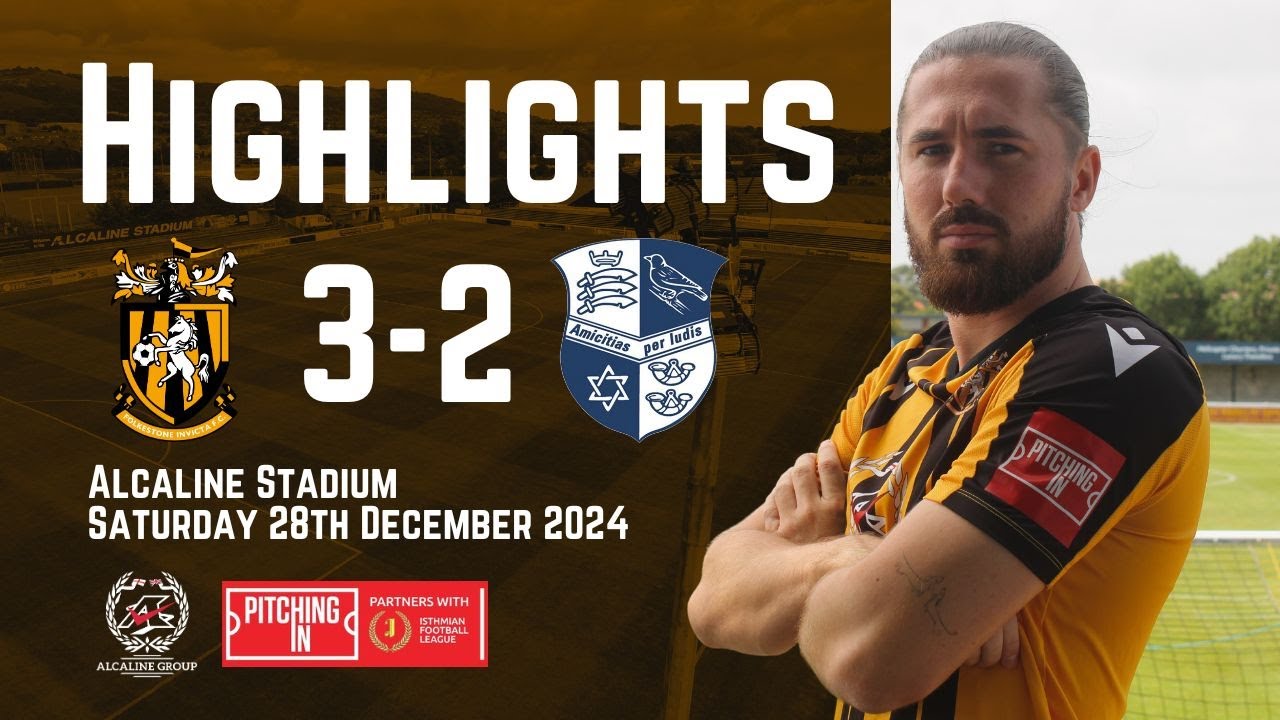 Invicta edge 5️⃣-goal thriller | Folkestone Invicta 3-2 Wingate & Finchley | Highlights