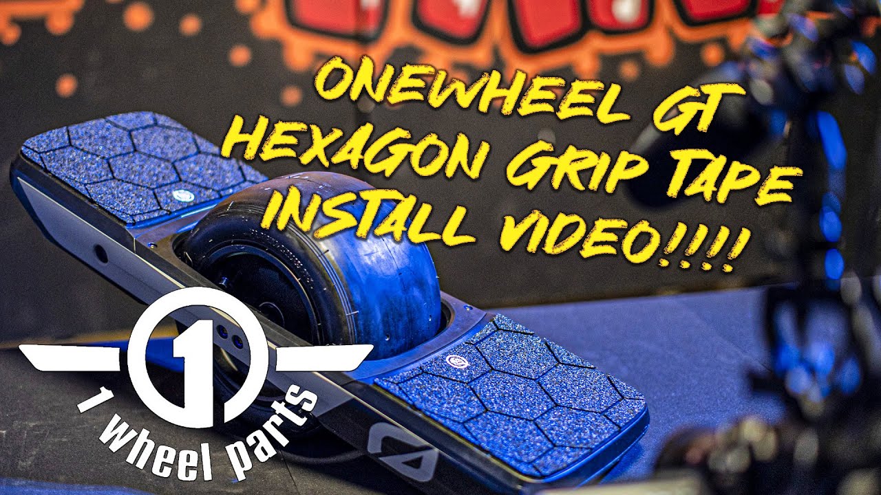 Onewheel GT Hexagon Foam Grip Install!