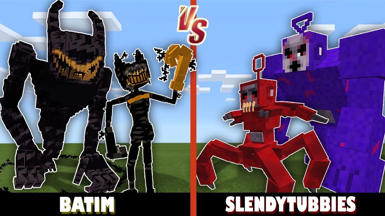Beast & Bendy Ink Demon vs. Slendytubbies | Minecraft (WHO WILL PREVAIL?)
