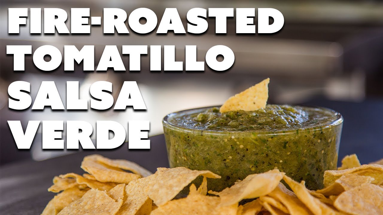 Fire Roasted Tomatillo Salsa Verde Recipe | Tomatillo Salsa Recipe for Game Day