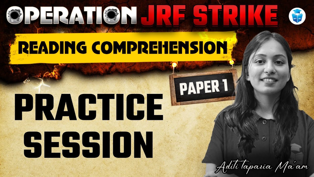 UGC NET Paper 1 Reading Comprehension | Paper 1 UGC NET RC Practice Questions | Aditi Taparia
