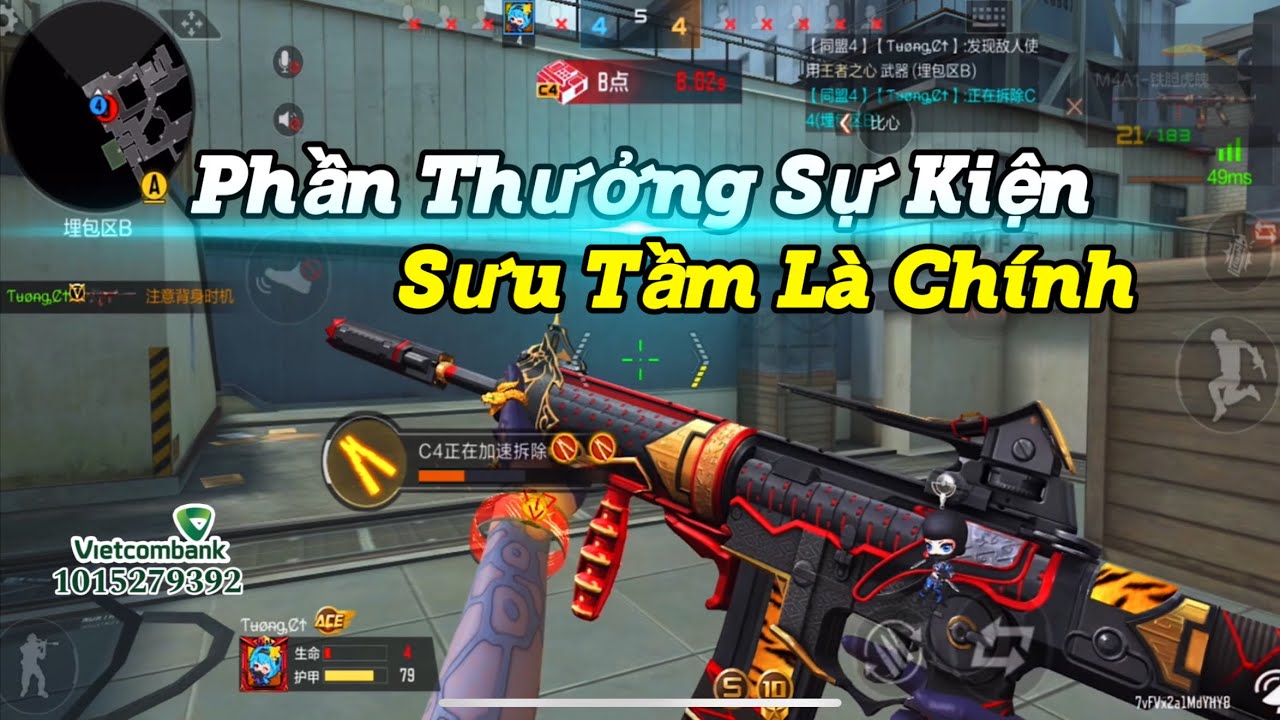 CF Mobile | M4A1-VIP Hàng Cày Free Sưu Tầm Là Chính Bắn Không Ăn Thua | Tường CT