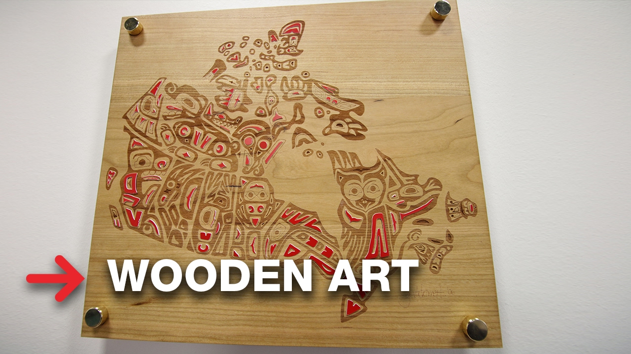 Wooden Art | Solid Wood Plaque | Trotec Woods