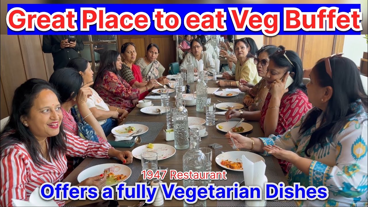 Great Place to eat Veg Buffet 🙋‍♀️🙆‍♀️ Offers a fully Vegetarian Dishes 😎👌Jayanagar 1947 Restaurant