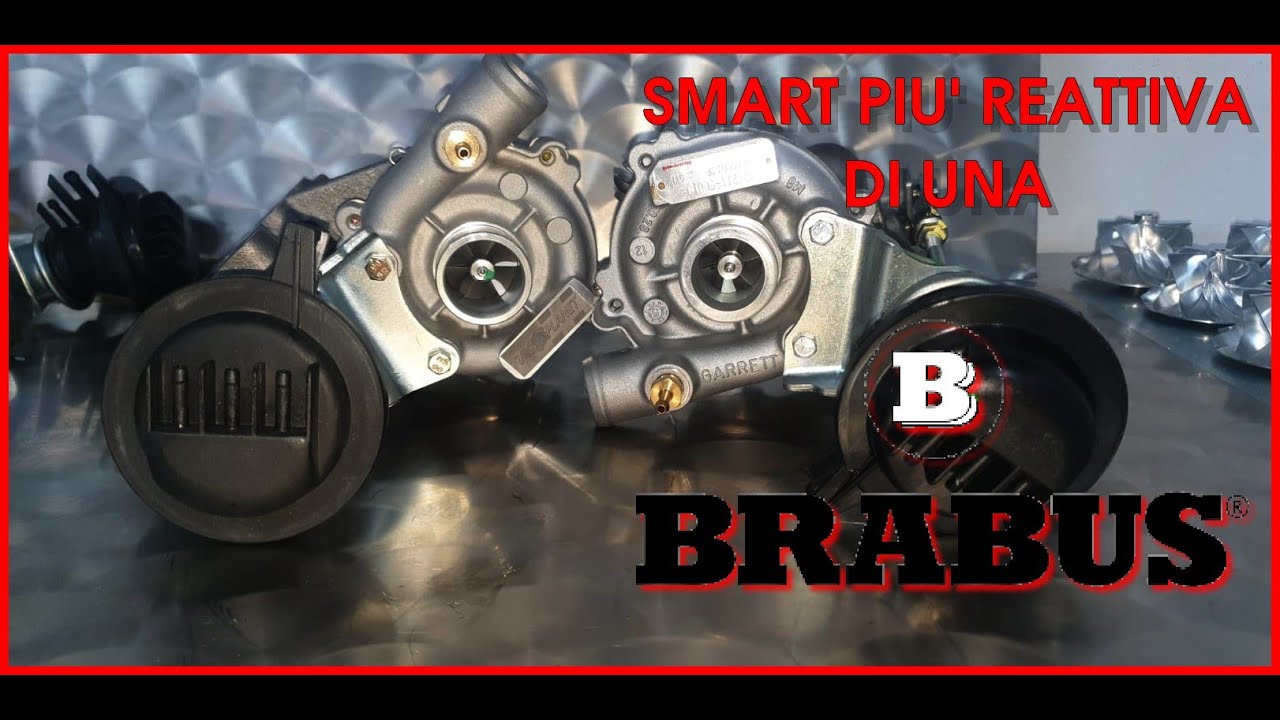 Turbina elaborata smart 600, 700 turbo più reattiva di una Brabus.