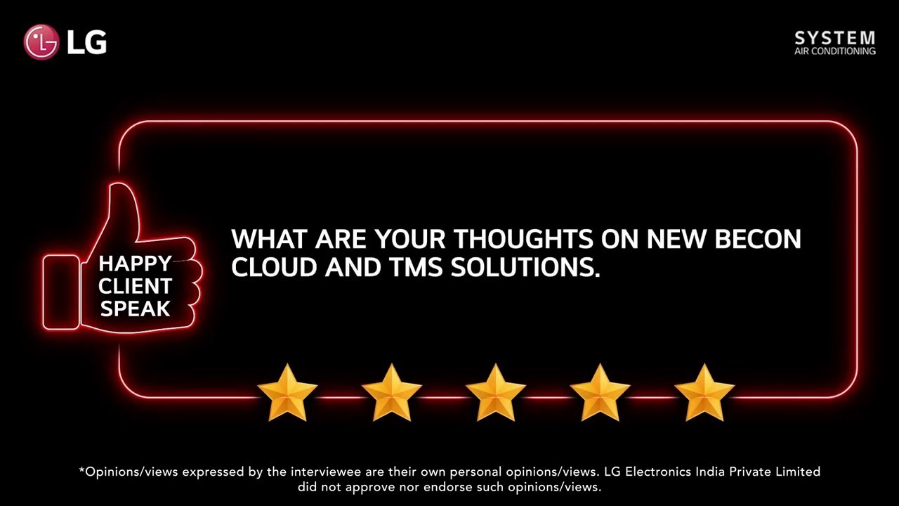 Customer Experience at LG Business Innovation Center, Mumbai