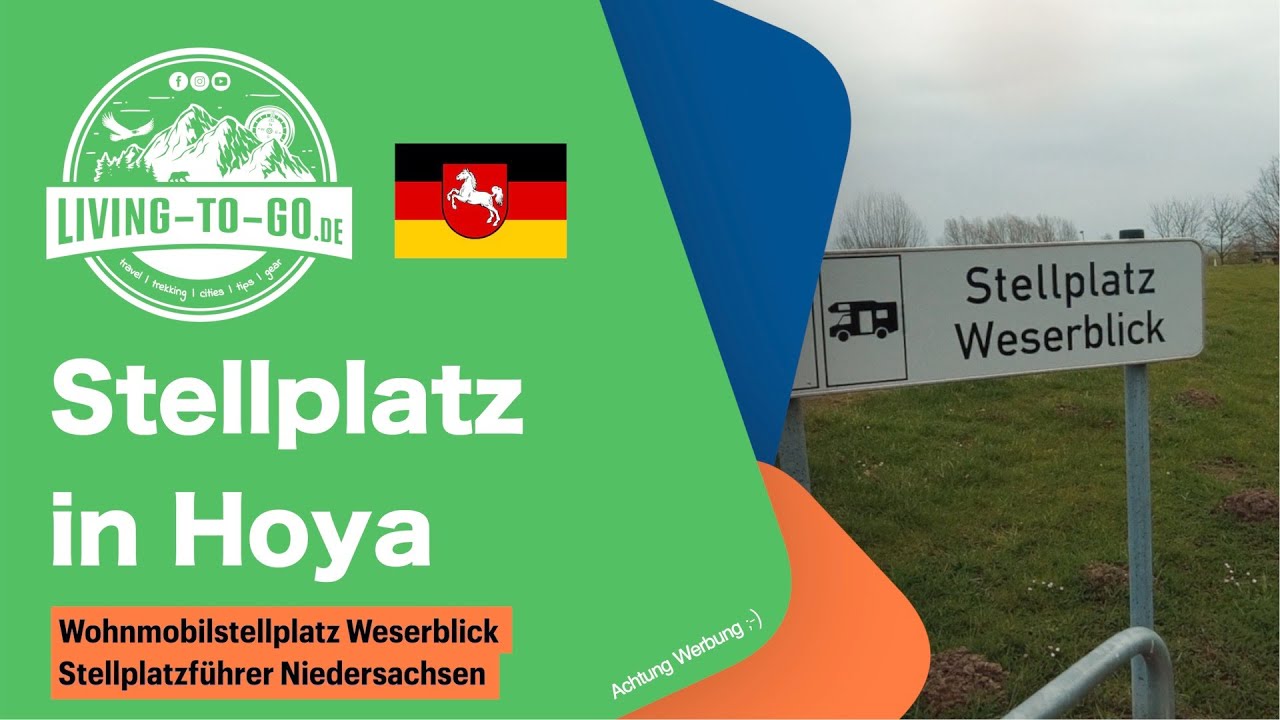 Stellplatz Hoya Weserblick, Wohnmobilstellpl&auml;tze Niedersachen, Stellplatzf&uuml;hrer Niedersachen