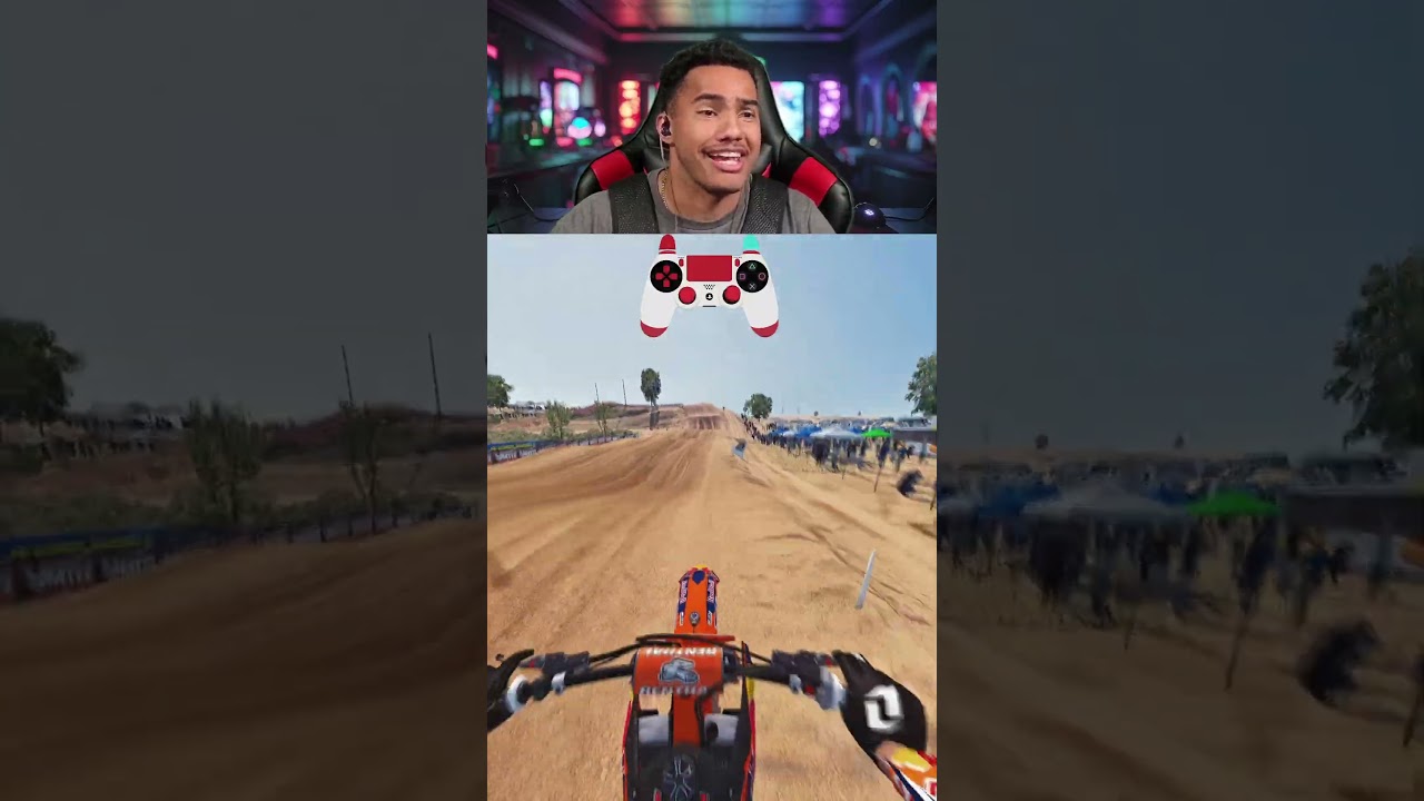 I JINXED THIS PRO SO BAD AT HANGTOWN IN MX BIKES!