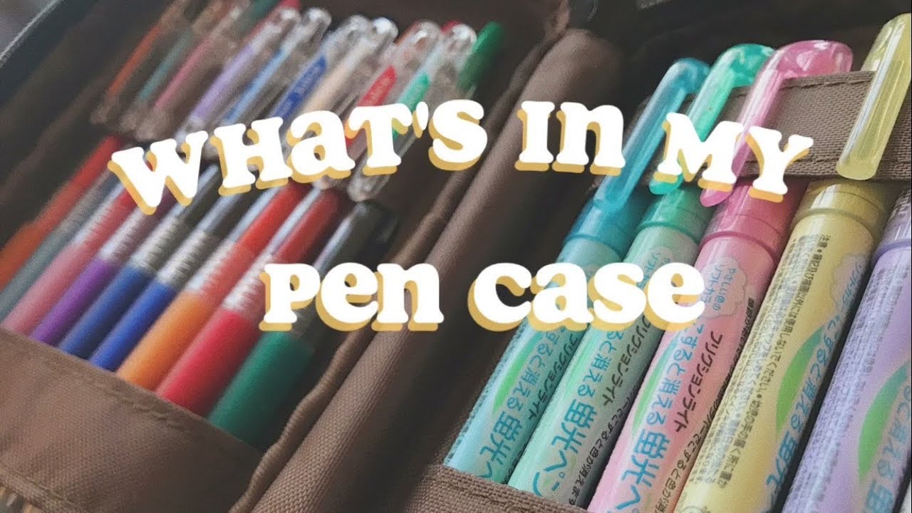what's in my pen case // mbk