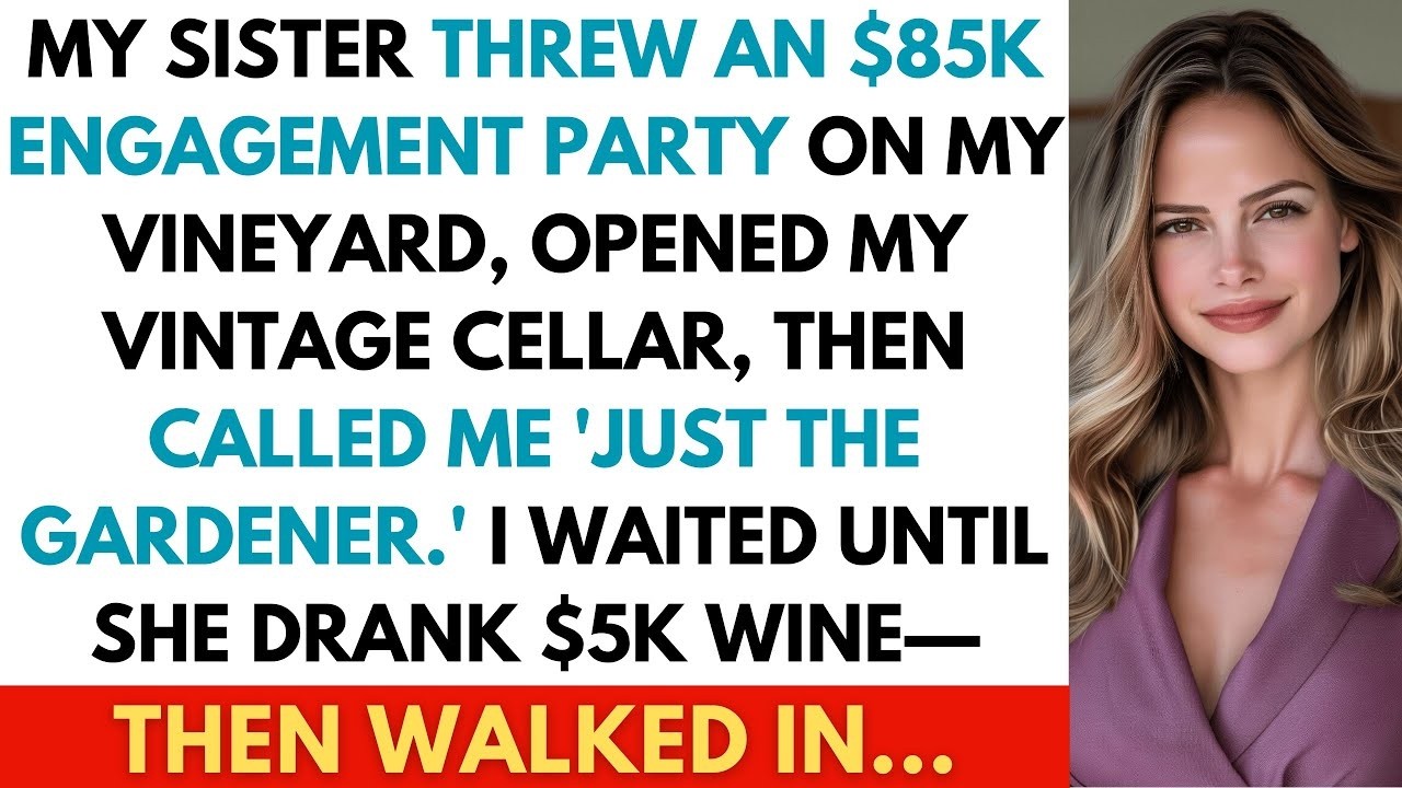 My Sister’s $85K Engagement Was At My Estate—She Pointed At Me And Said, “She’s Just the Gardener”