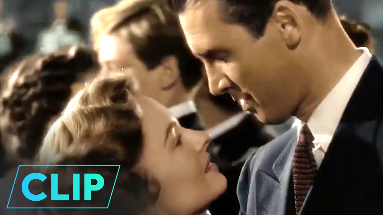Эта замечательная жизнь (1946) | Джордж встречает Мэри на школьных танцах | Джеймс Стюарт, Донна Рид