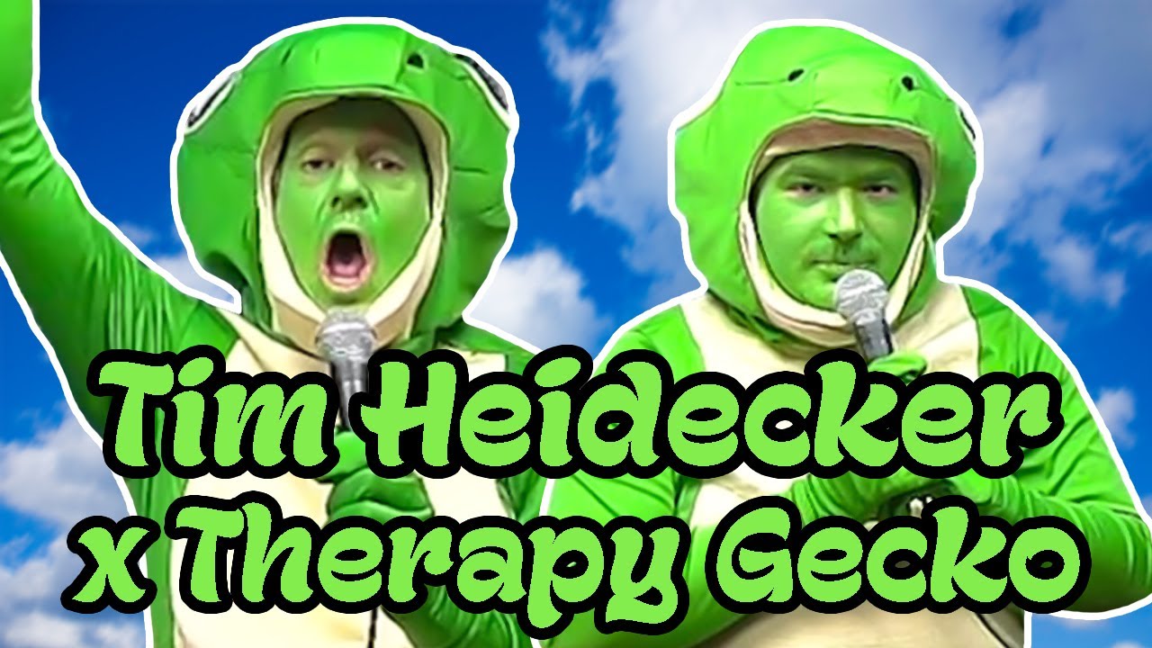 TIM HEIDECKER GIVES ADVICE AS A GECKO - Therapy Gecko