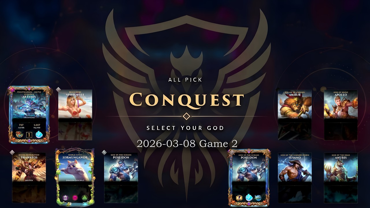 Smite 2 Conquest - Carry - 2026-03-08 Game 2