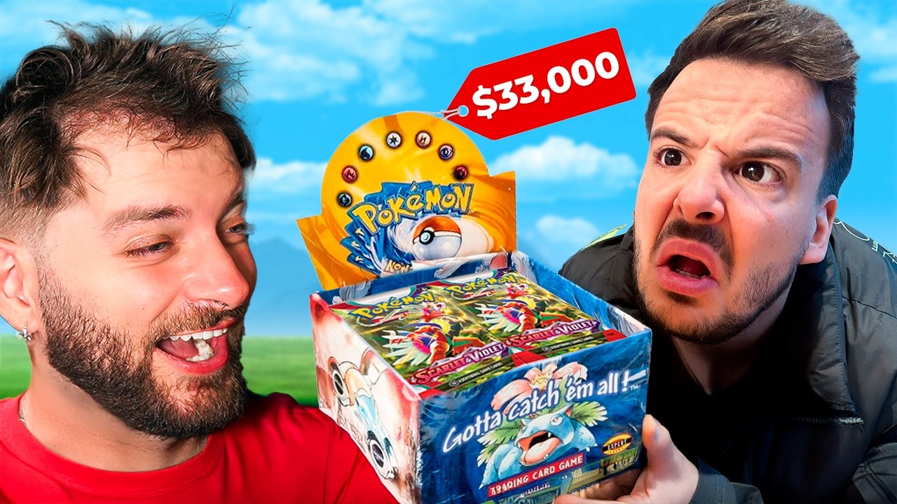 ПОДДЕЛЬНАЯ коробка с базовым набором Pokemon за 30 000 долларов (розыгрыш)