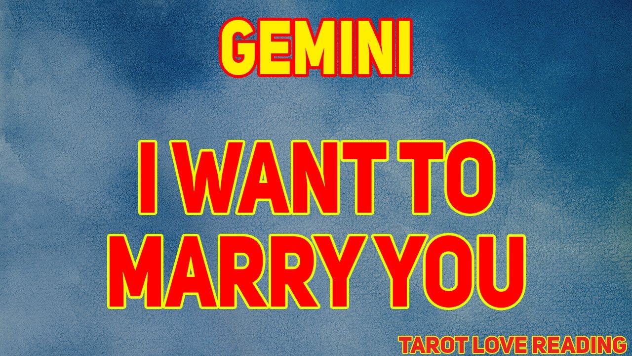 GEMINI June 2021, I want to marry you, Love Tarot Reading
