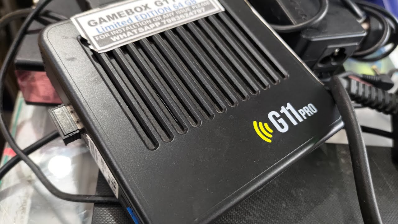 Gamebox G11 Pro TF SD card reading issues Not booting on Game Menu How can Understand and fix Issue