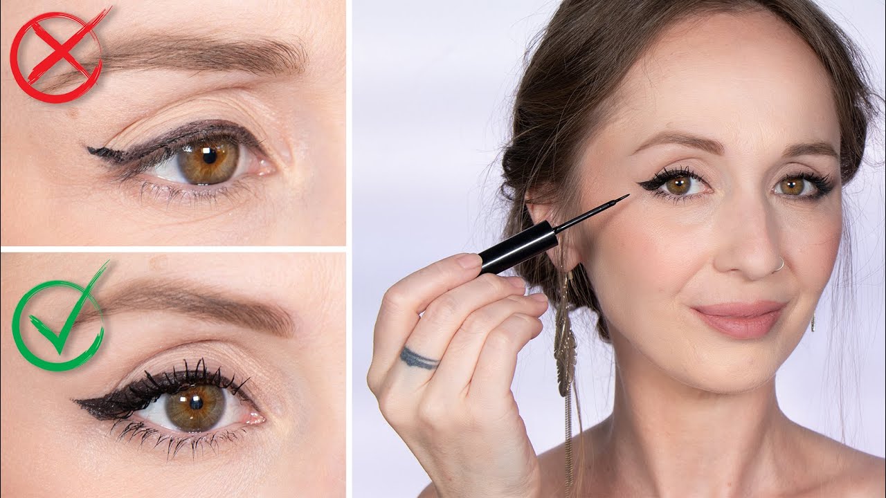 Comment faire un Eyeliner sur les paupières creuses ? Erreurs à éviter, techniques et astuces !