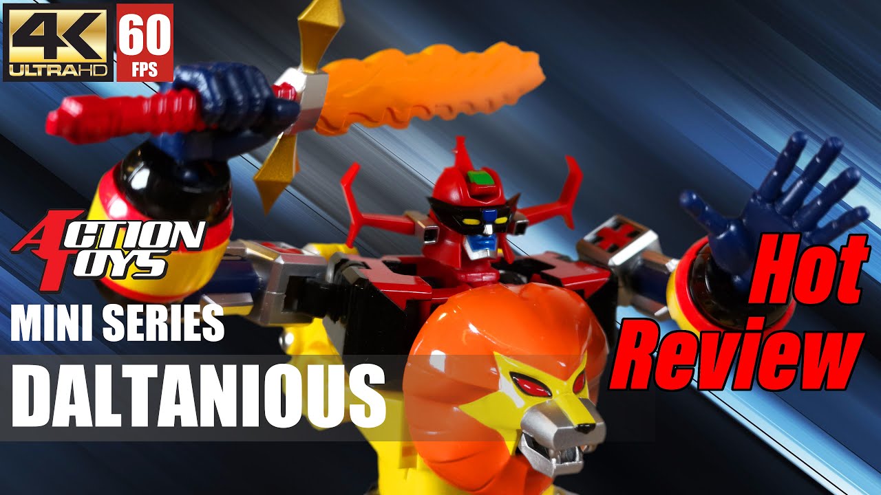 Daltanious : Action Toys Mini Action Series Review #Daltanious #Review #ダルタニアス #未来ロボ #金毛獅王