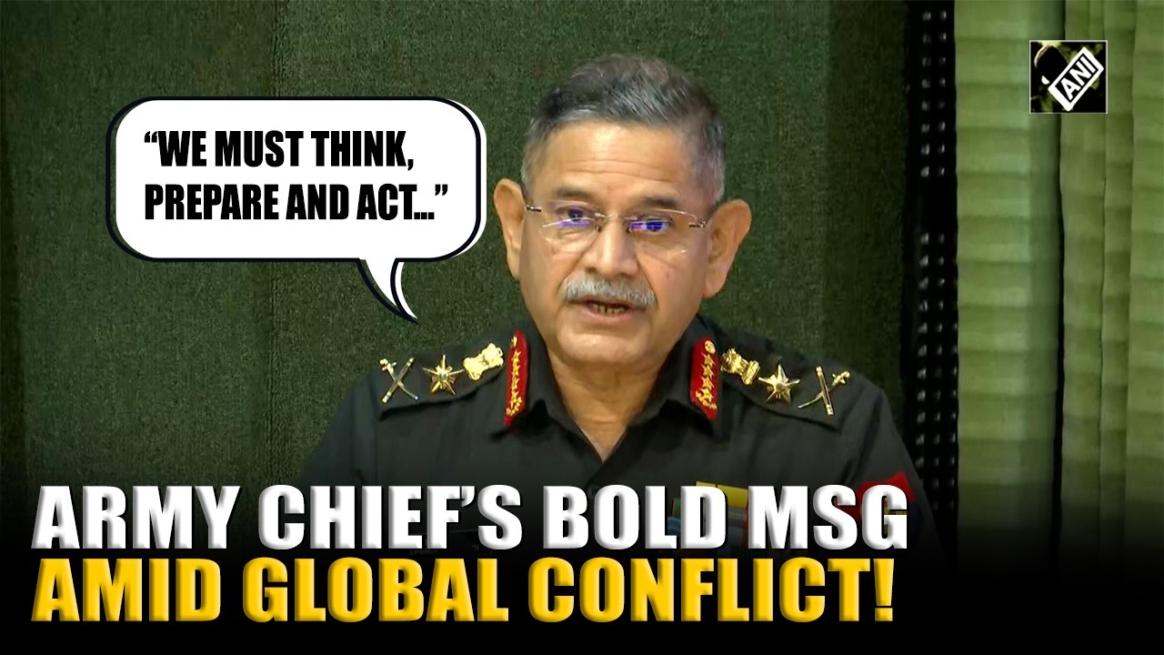 Must Watch Video! Indian Army Chief Gen Upendra Dwivedi&rsquo;s message amid Iran war, West Asia crisis