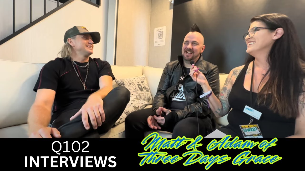 Leslie talks with Matt & Adam from Three Days Grace