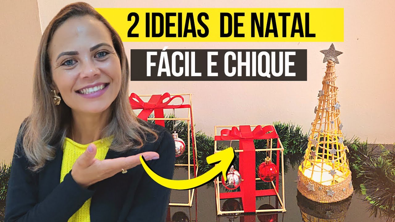 2 IDEIAS BARATINHAS PARA O NATAL 🎄 DIY DECORAÇÃO DE NATAL