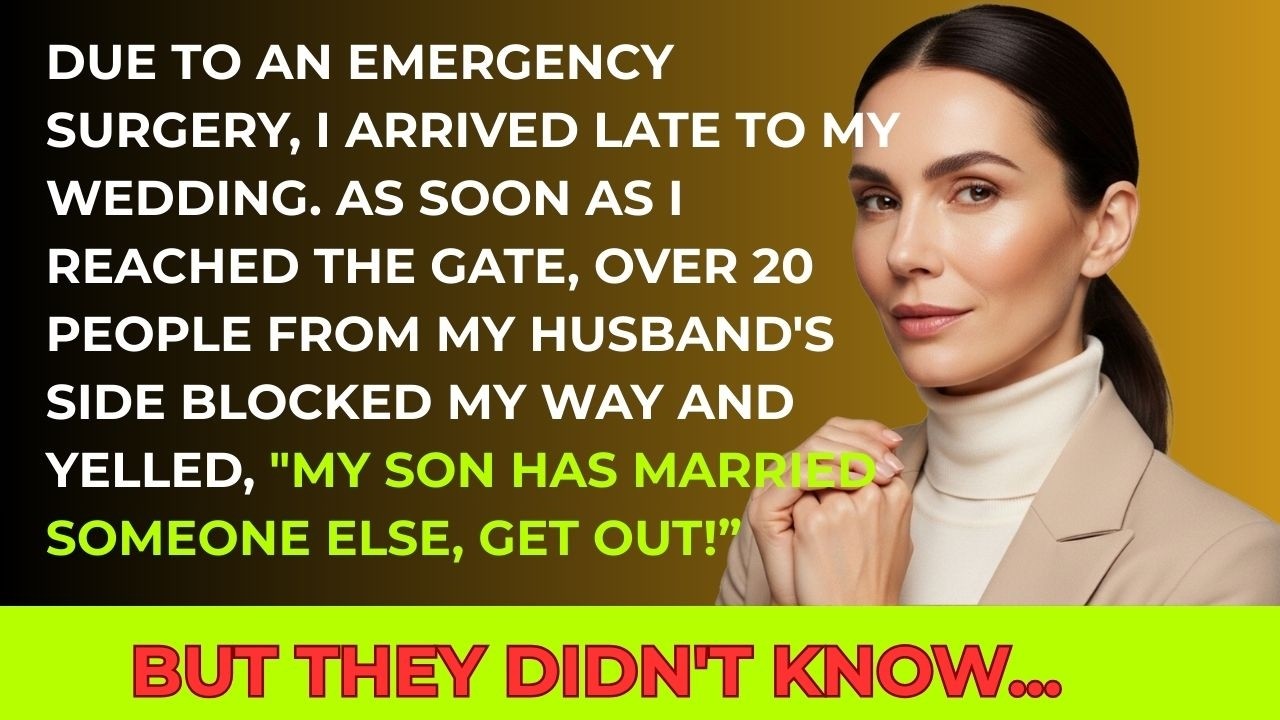 An ER Surgery Case Made Me Late To My Wedding, 20+ In-laws Yelled,'Get Out He Married Another'.But