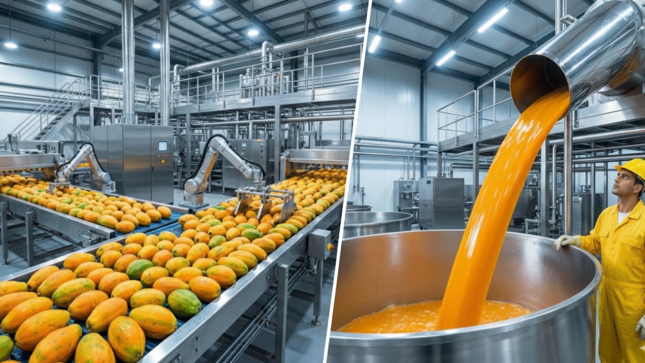 Inside the Modern Factory &ndash; (Full Process) How Exotic Papaya Extract Is Made