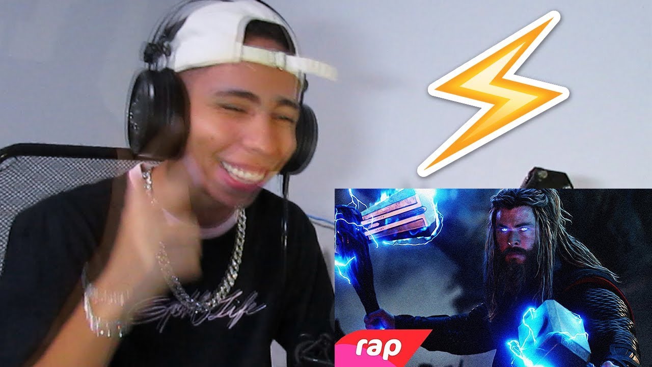 REACT Rap do Thor (Vingadores: Ultimato) - EU AINDA SOU DIGNO | NERD HITS