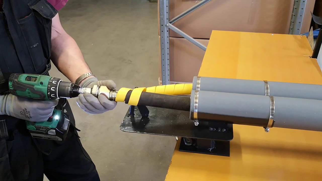 Hose protector mounting - Hose Guards - HAVEL Oy