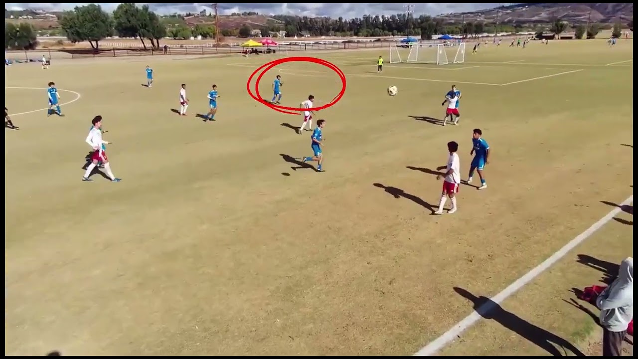 center back highlights vs Las Vegas Sports Academy MLS NEXT U19